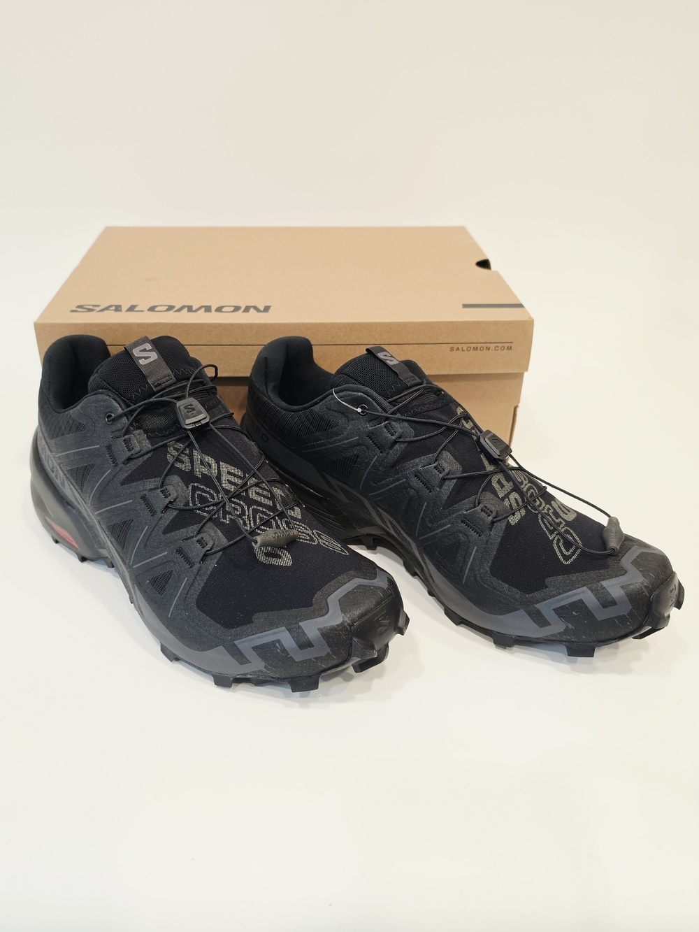 Salomon Speedcross 6 Trail Running Shoes - Black US Size 10.5